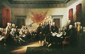 The Signing of the Declaration of Independence by John Trumbull